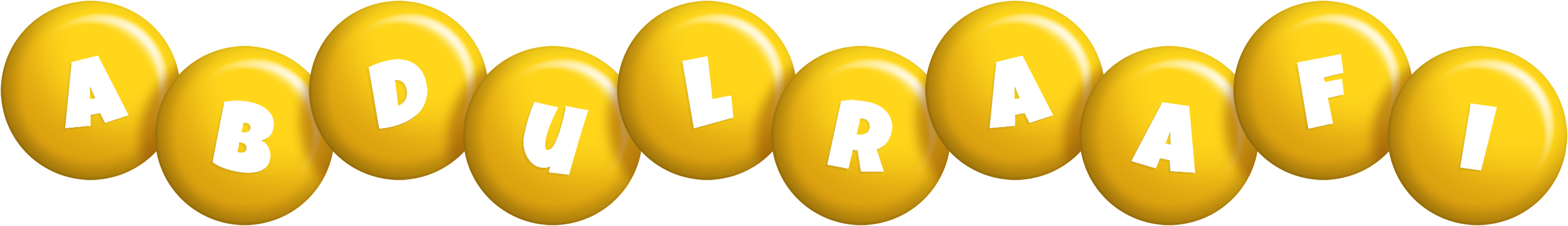 Abdulraafi candy-yellow logo