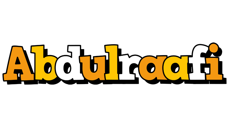 Abdulraafi cartoon logo