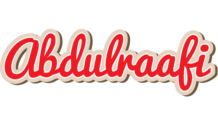 Abdulraafi chocolate logo
