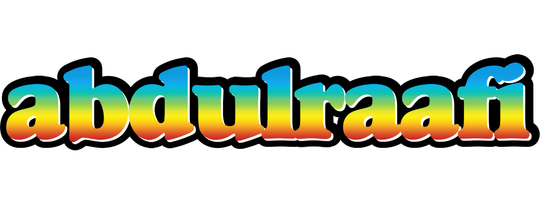 Abdulraafi color logo