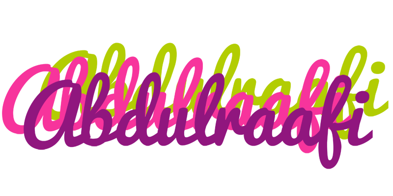 Abdulraafi flowers logo