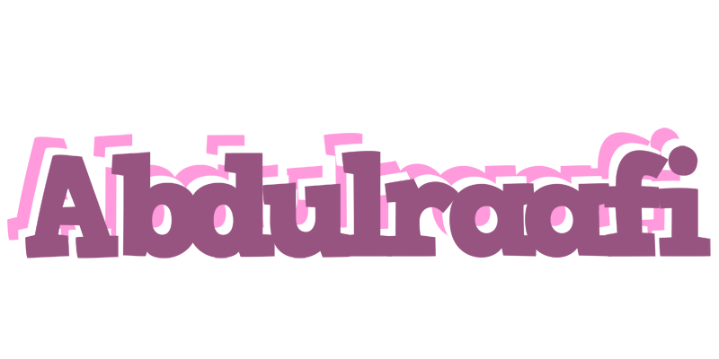 Abdulraafi relaxing logo