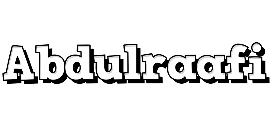 Abdulraafi snowing logo