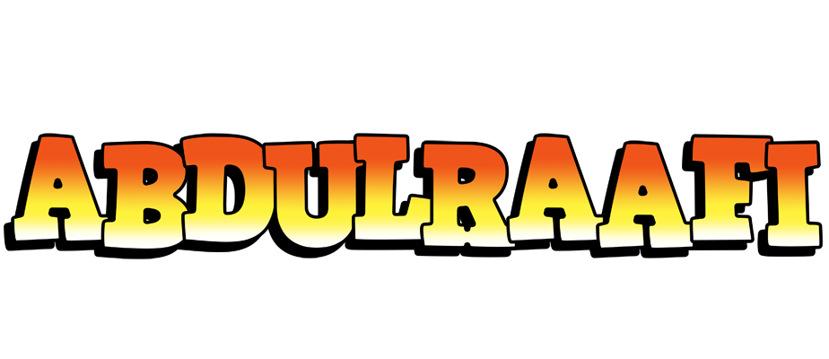 Abdulraafi sunset logo