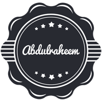 Abdulraheem badge logo