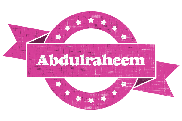 Abdulraheem beauty logo
