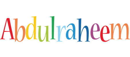 Abdulraheem birthday logo