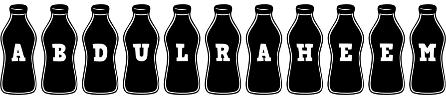 Abdulraheem bottle logo