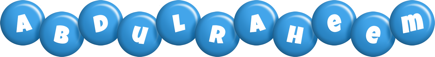 Abdulraheem candy-blue logo