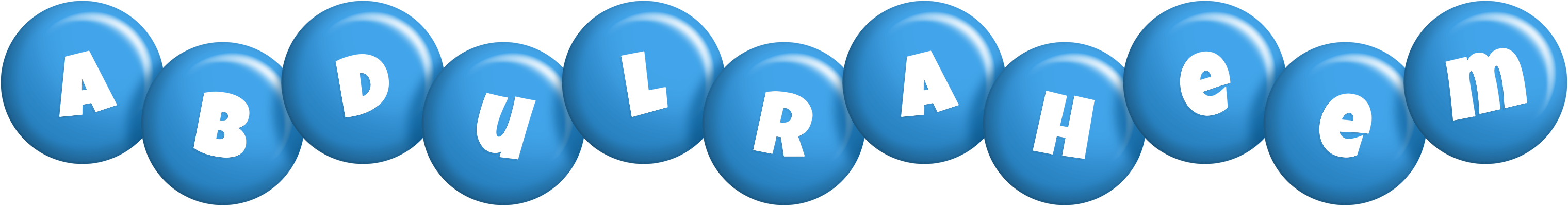 Abdulraheem candy-blue logo