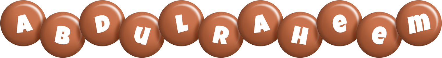 Abdulraheem candy-brown logo