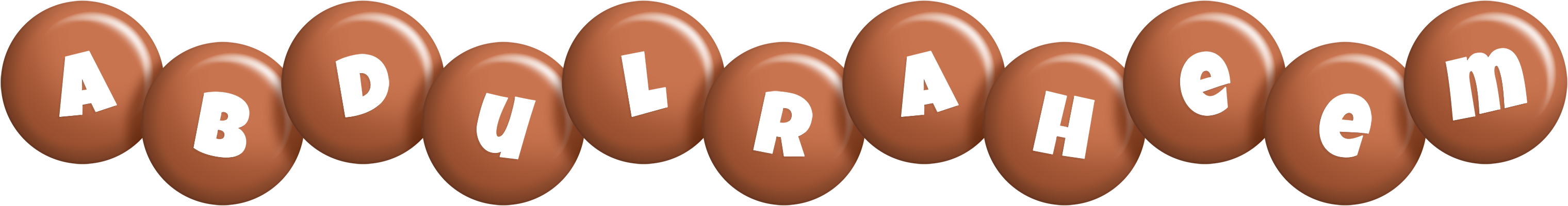Abdulraheem candy-brown logo
