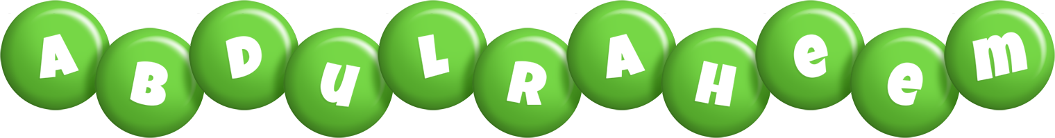 Abdulraheem candy-green logo
