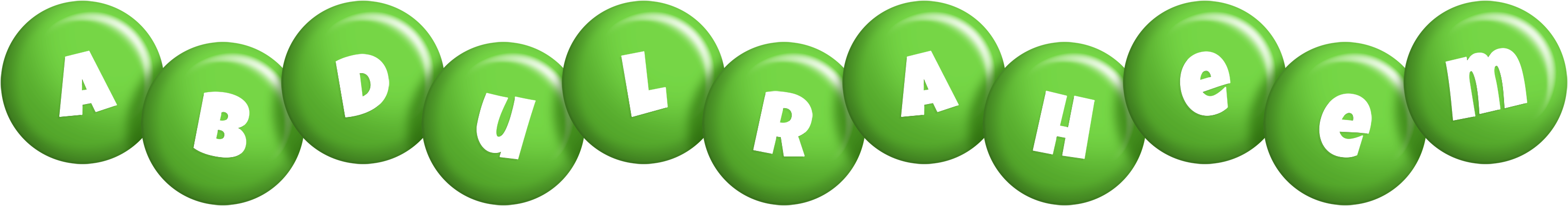 Abdulraheem candy-green logo