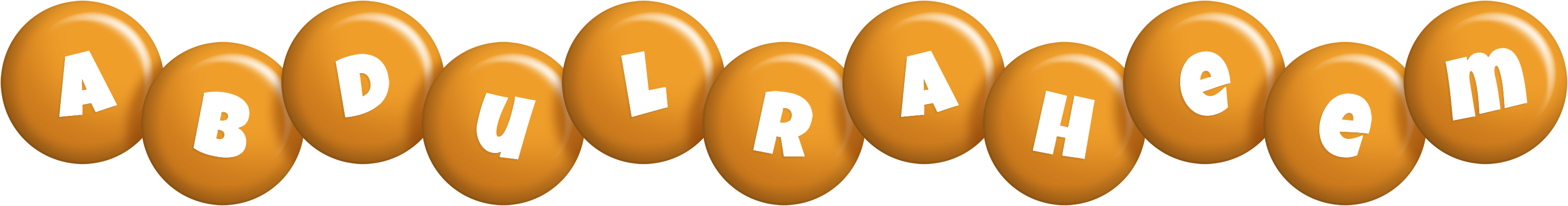 Abdulraheem candy-orange logo
