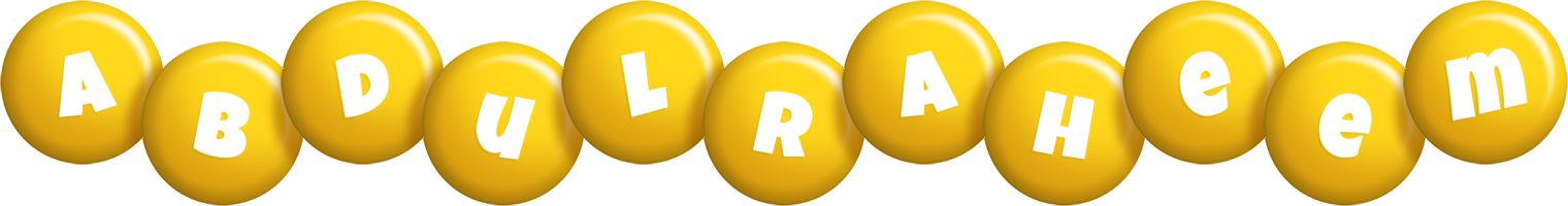 Abdulraheem candy-yellow logo
