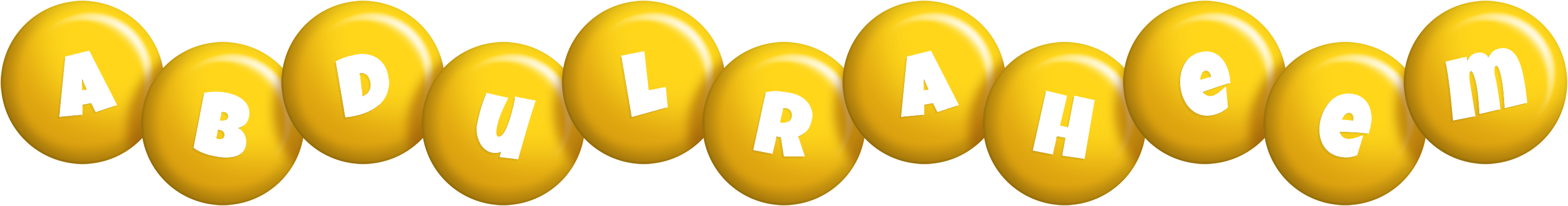 Abdulraheem candy-yellow logo