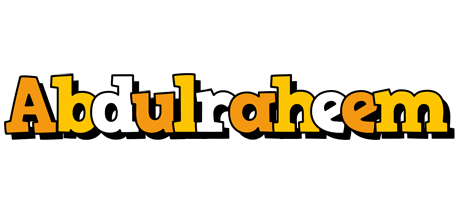 Abdulraheem cartoon logo
