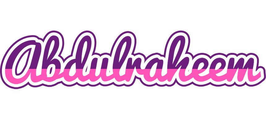 Abdulraheem cheerful logo