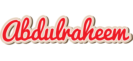 Abdulraheem chocolate logo