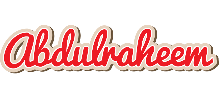 Abdulraheem chocolate logo