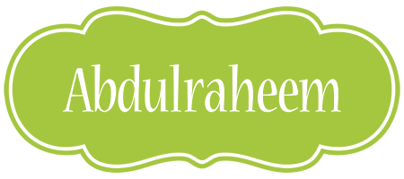 Abdulraheem family logo