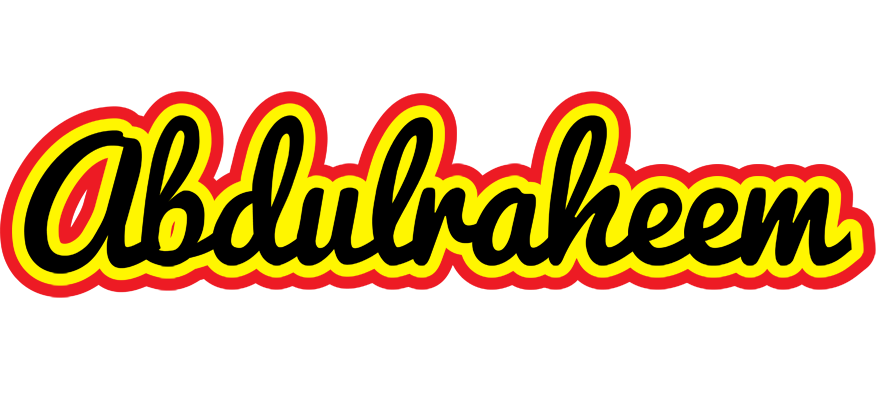 Abdulraheem flaming logo