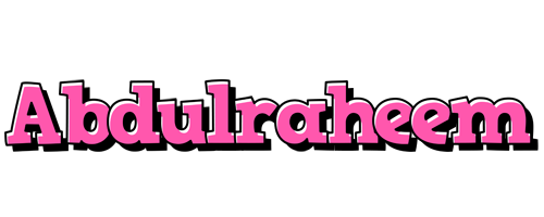Abdulraheem girlish logo