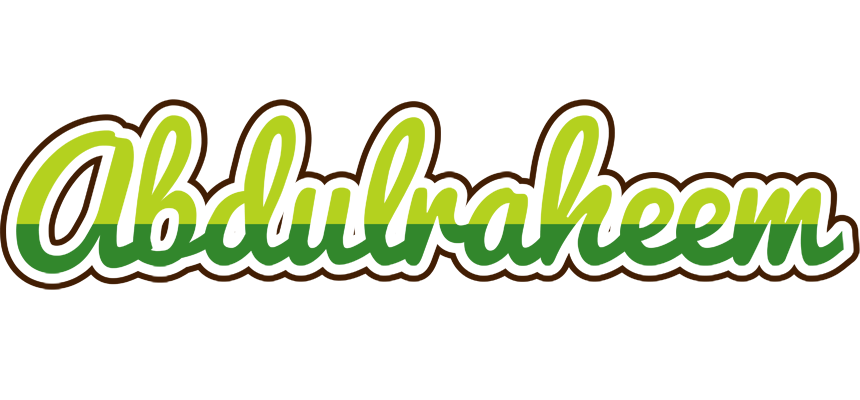 Abdulraheem golfing logo