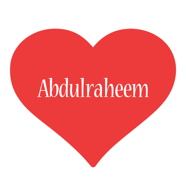 Abdulraheem love logo