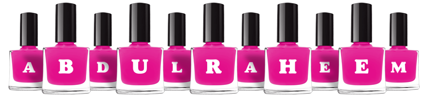 Abdulraheem nails logo