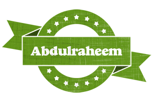 Abdulraheem natural logo