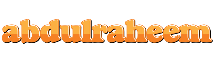Abdulraheem orange logo