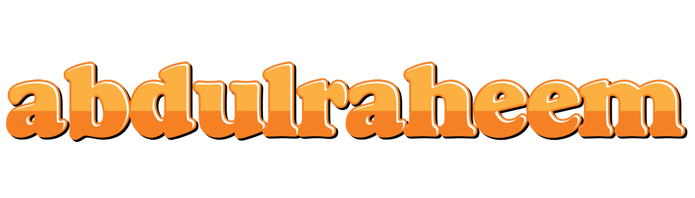 Abdulraheem orange logo
