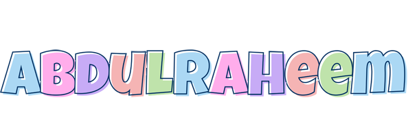 Abdulraheem pastel logo