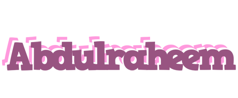 Abdulraheem relaxing logo