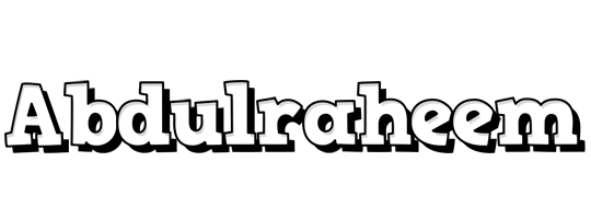 Abdulraheem snowing logo