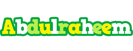 Abdulraheem soccer logo