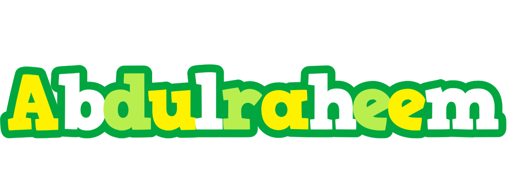 Abdulraheem soccer logo