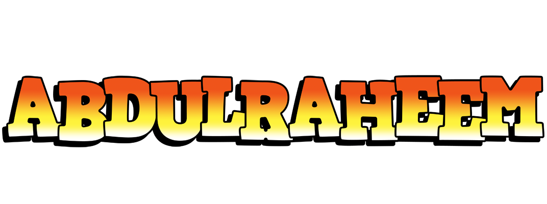 Abdulraheem sunset logo