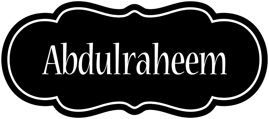 Abdulraheem welcome logo