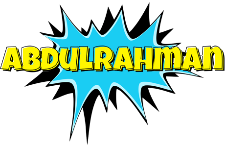 Abdulrahman amazing logo