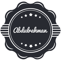 Abdulrahman badge logo