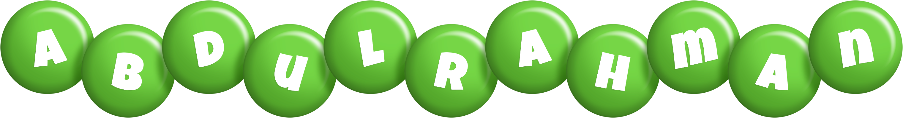 Abdulrahman candy-green logo