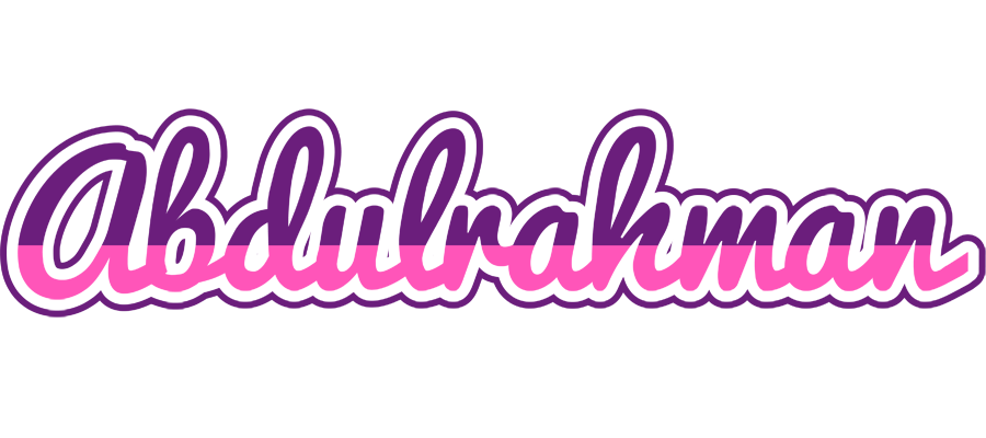 Abdulrahman cheerful logo