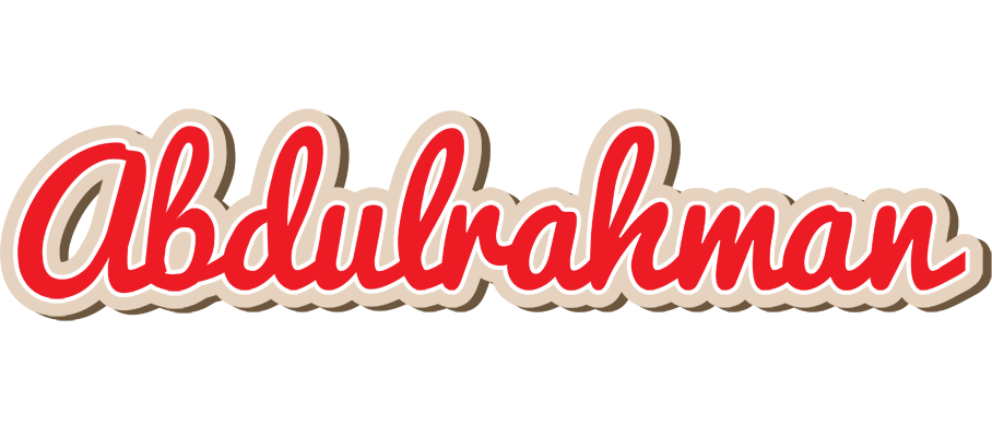 Abdulrahman chocolate logo