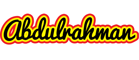 Abdulrahman flaming logo