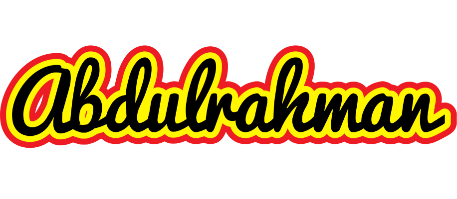 Abdulrahman flaming logo
