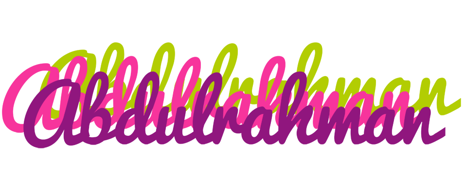 Abdulrahman flowers logo