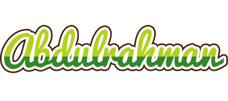 Abdulrahman golfing logo